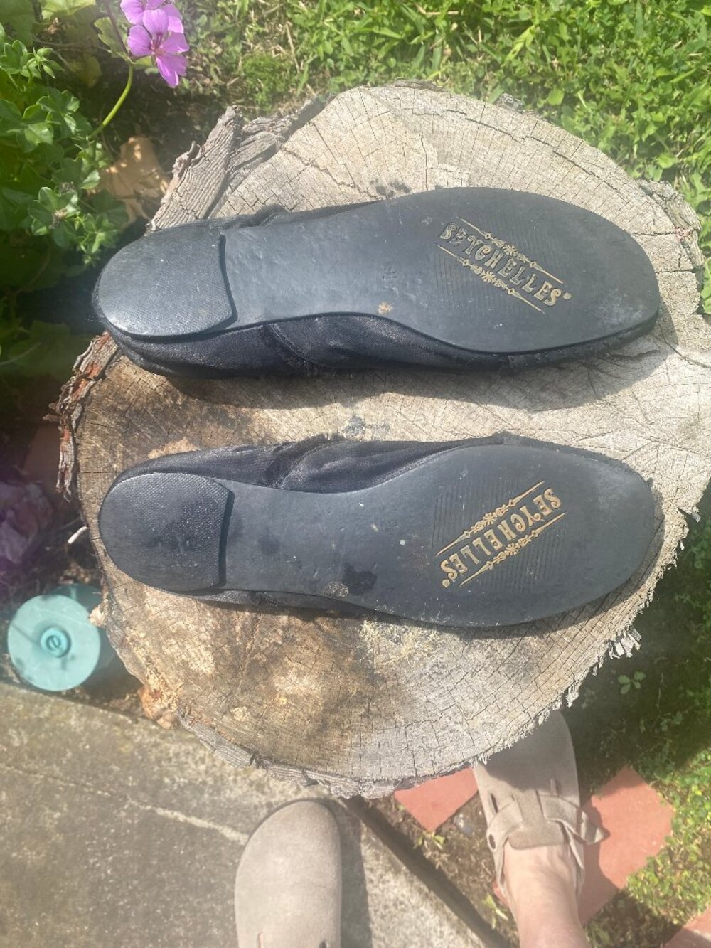 Seychelles Women's 9.5 Black Satiny Ballerina Shoes - Picture 9 of 10